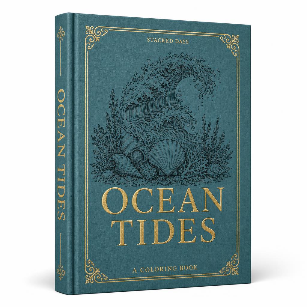 Ocean Tides Coloring Book