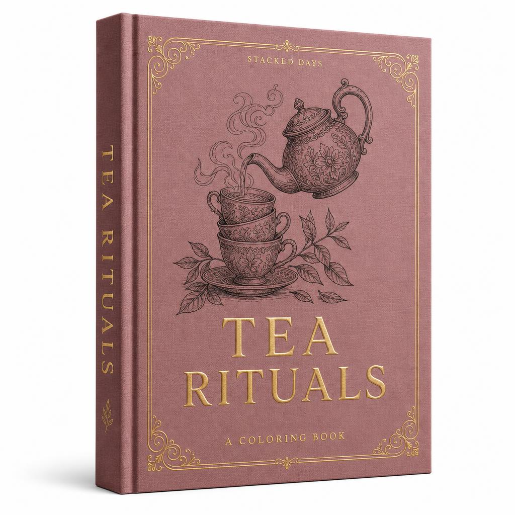 Tea Rituals Coloring Book