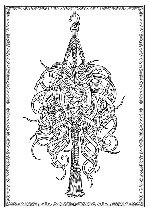 Desert Botanica Coloring Book preview 5