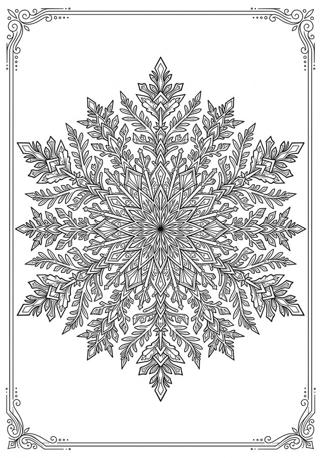 Sacred Geometry Coloring Book preview 6