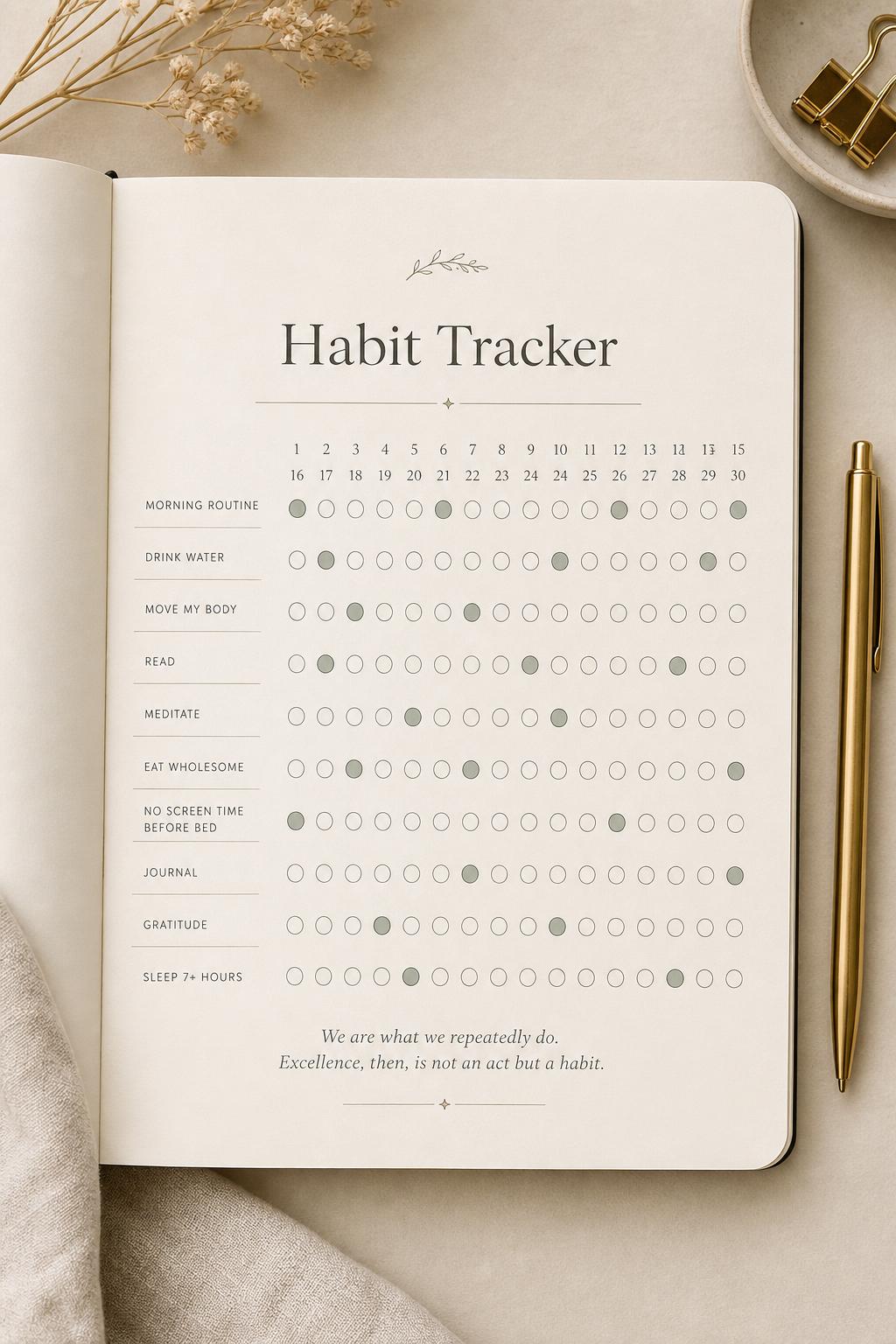 30-Day Habit Tracker preview 5