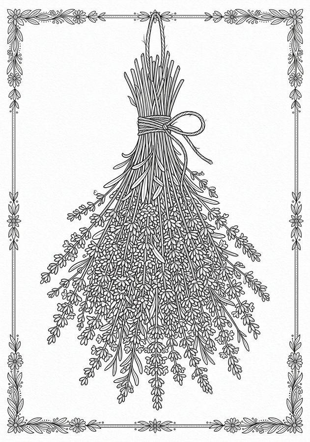 Tea Rituals Coloring Book preview 4