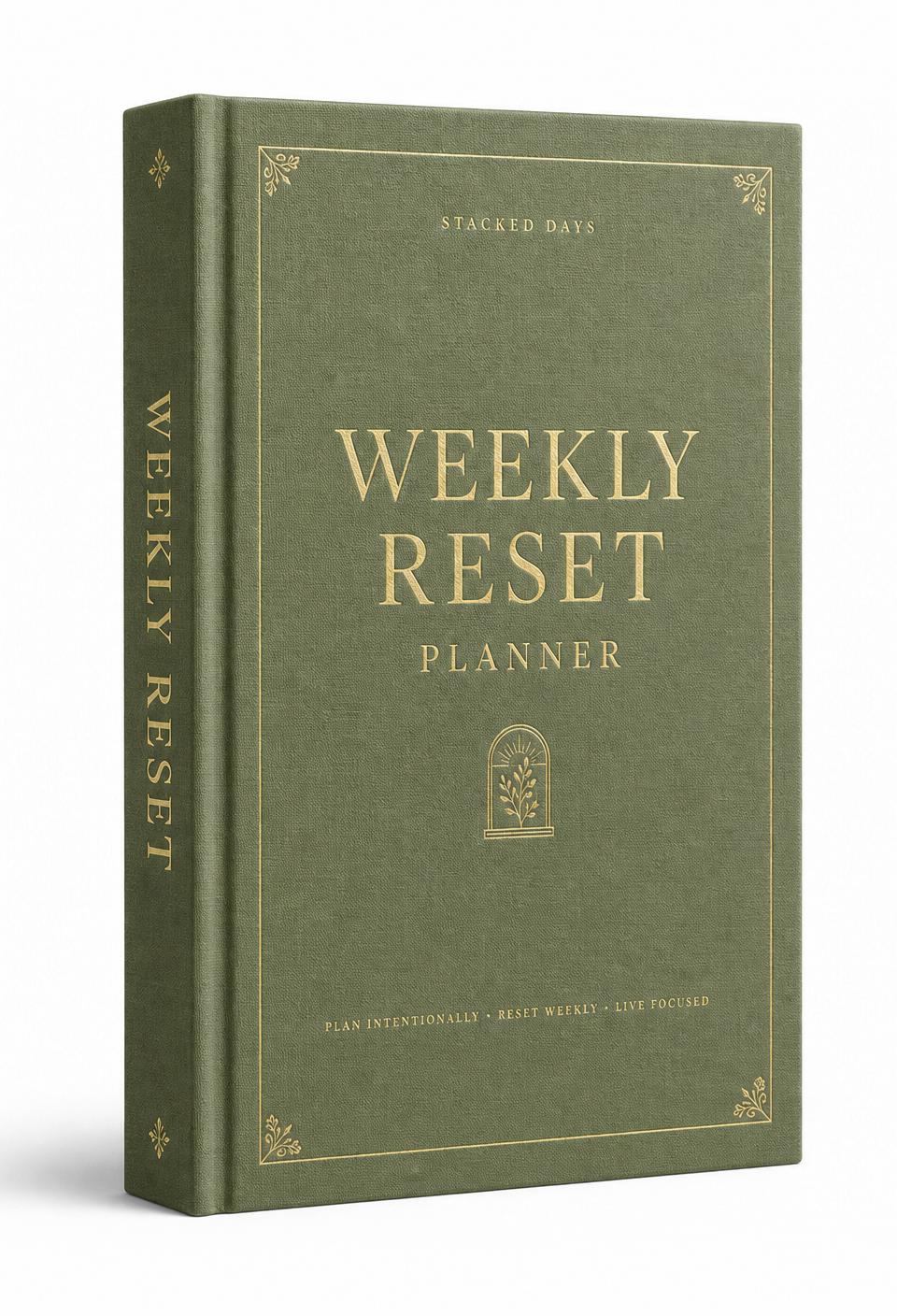 Weekly Reset Planner